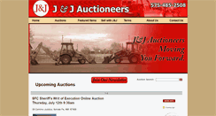 Desktop Screenshot of jandjauction.com